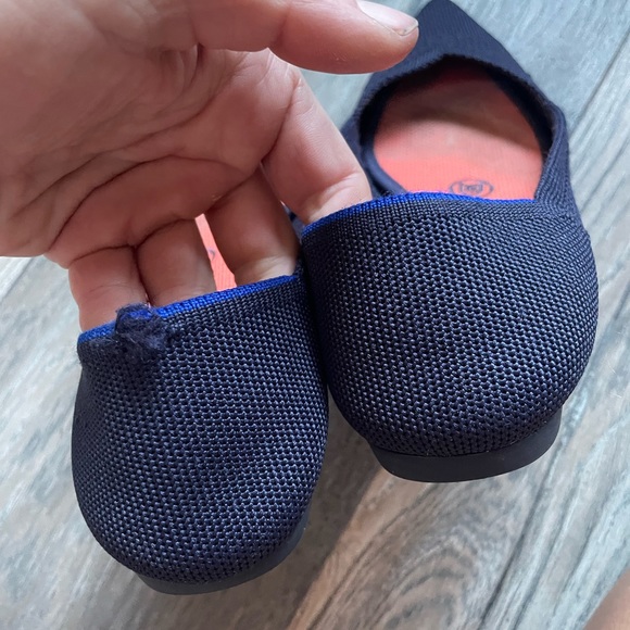 Navy Rothy’s pointy toe flats - Picture 2 of 6